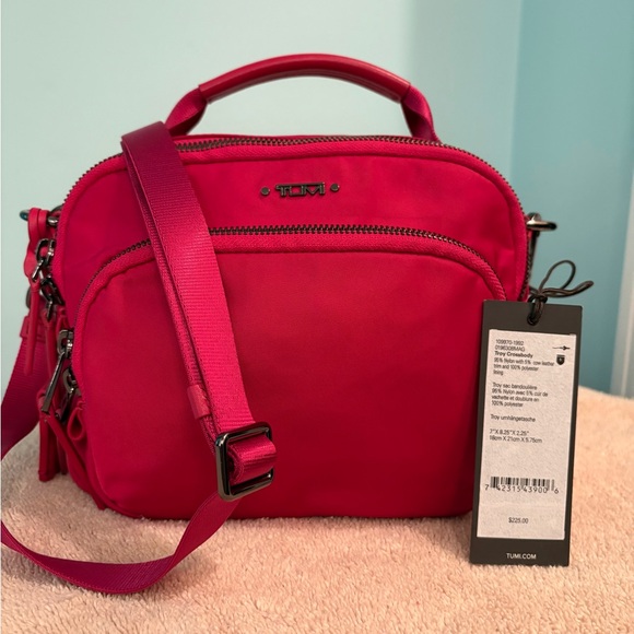 TUMI Voyager, Bright Pink Crossbody Bag - Picture 1 of 9